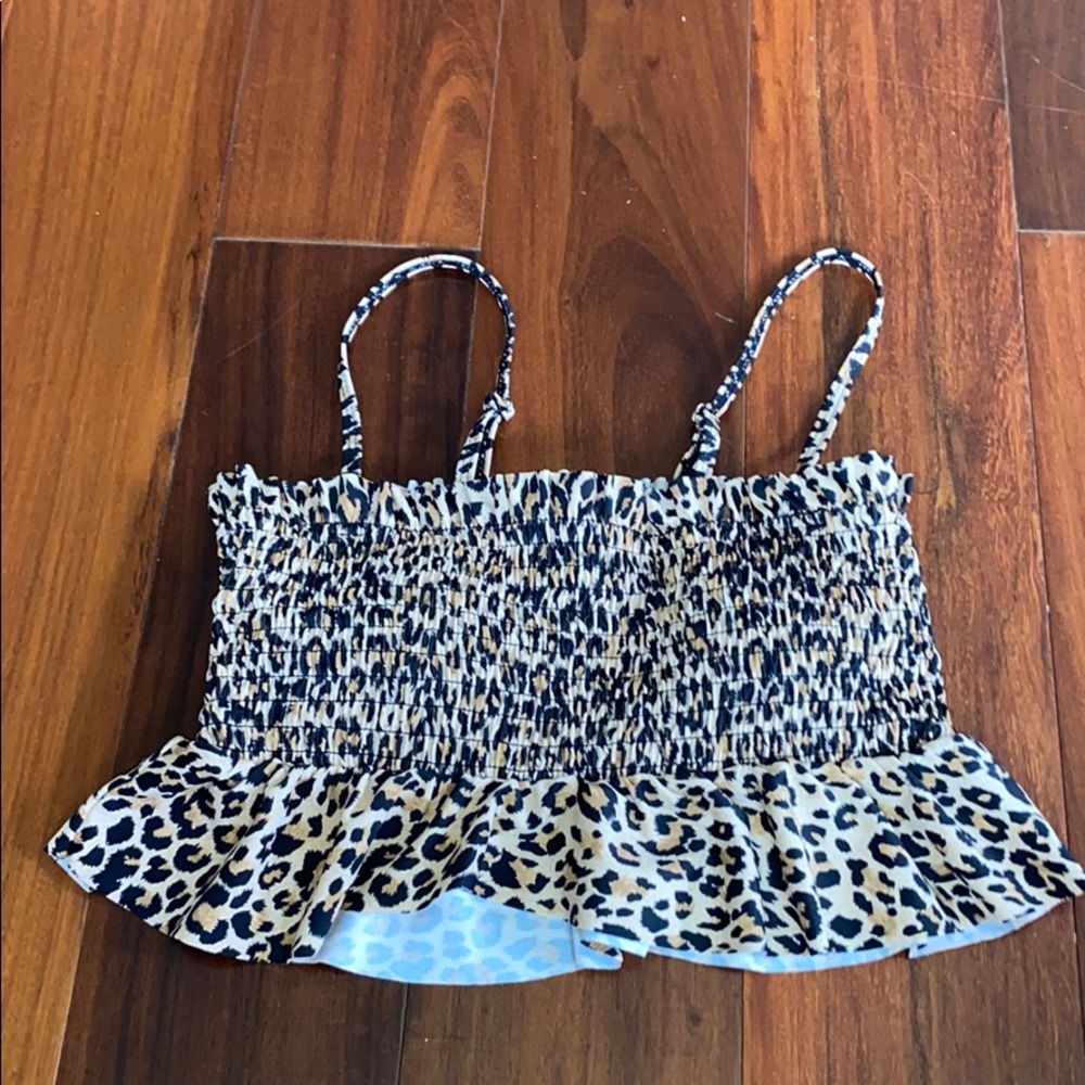 Brand New Rad Swim Tween Smocked Tankini top